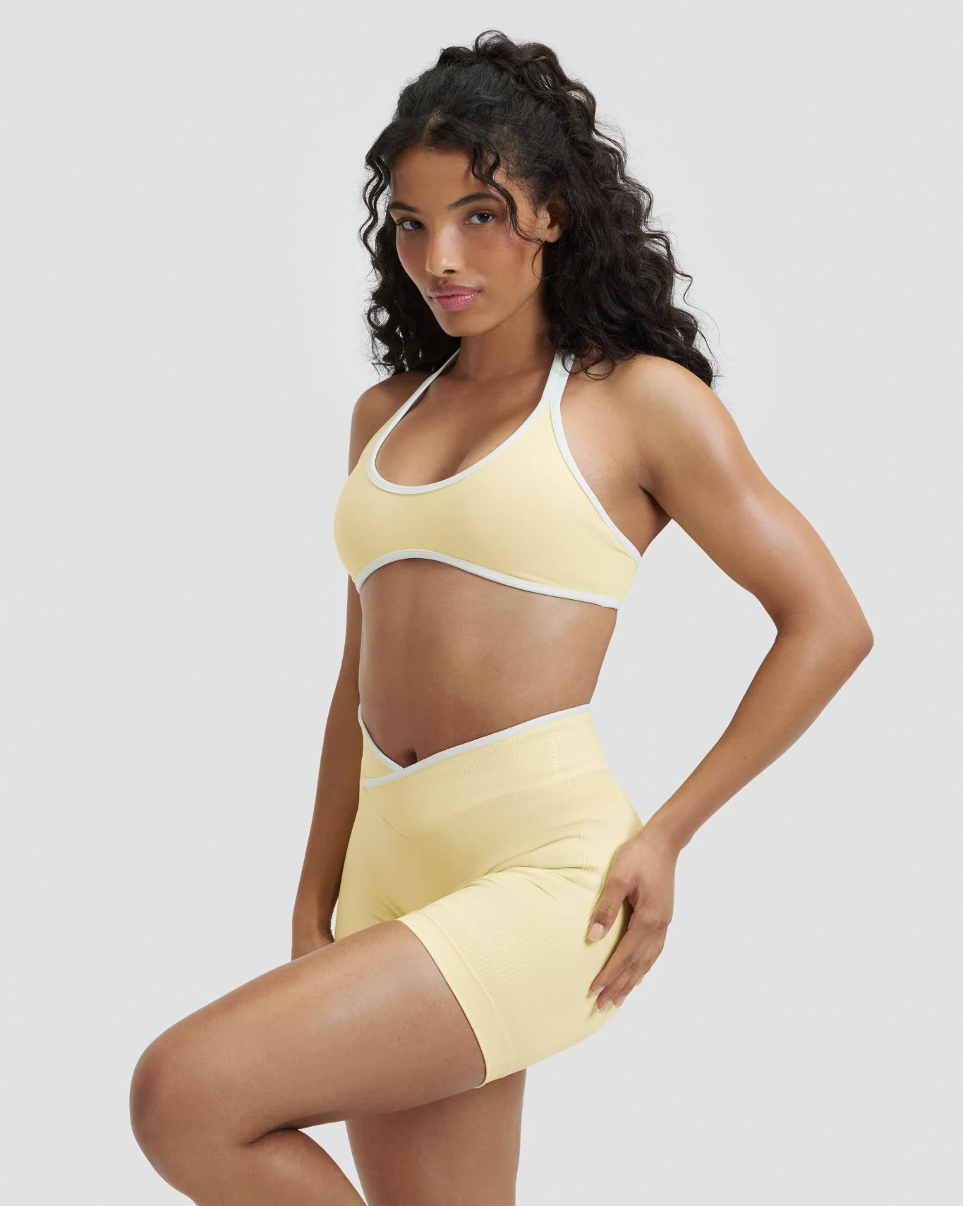 Elevate™ Outline Halterneck Bra | Golden Butter - Image 5