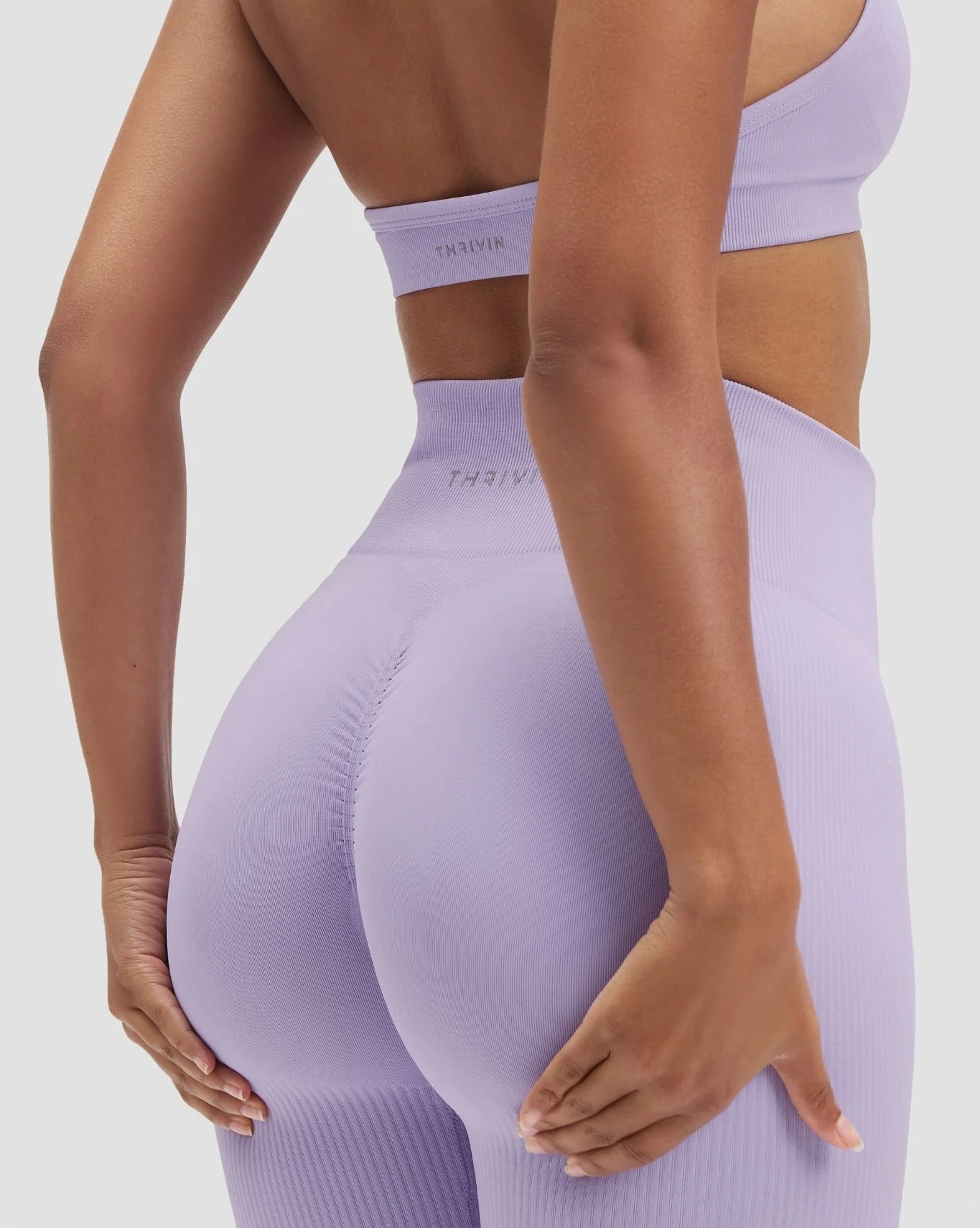 Elevate™ Sculpting High Waist Flare Leggings | Lilac - Image 3