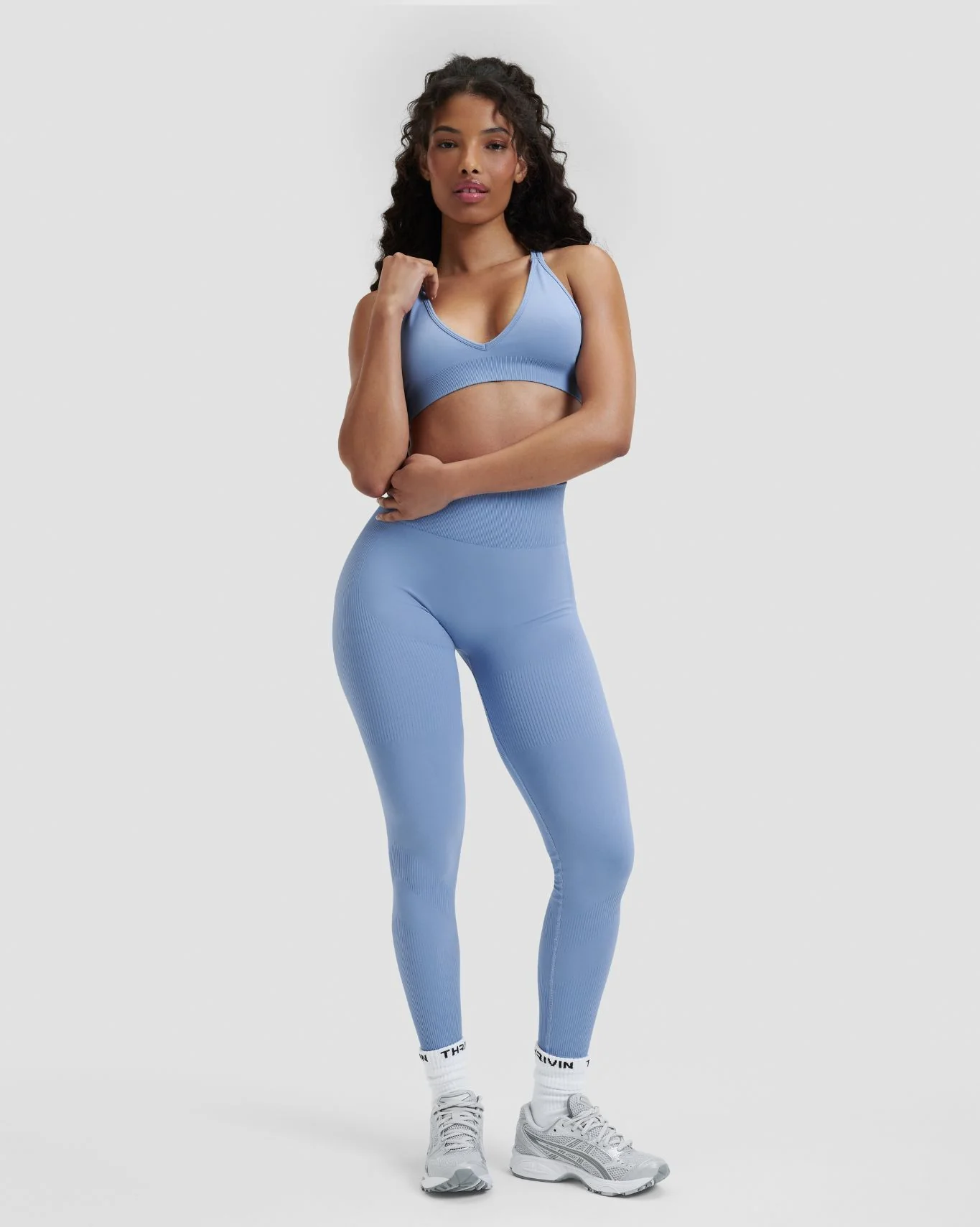 Elevate™ Sculpting High Waist Scrunch Leggings | Endless Sky - Image 3