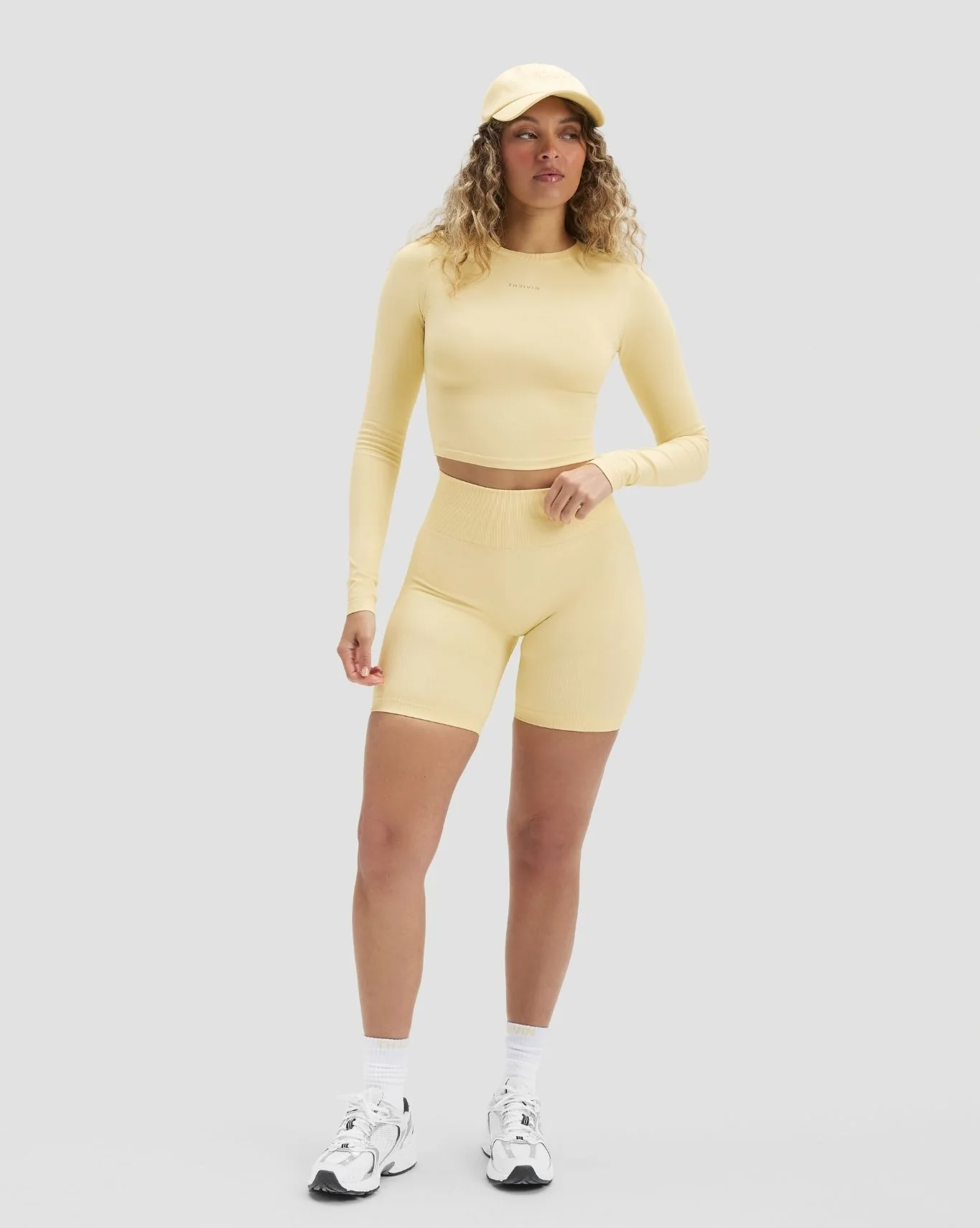 Elevate™ Sculpting High Waist Scrunch Shorts | Golden Butter - Image 7