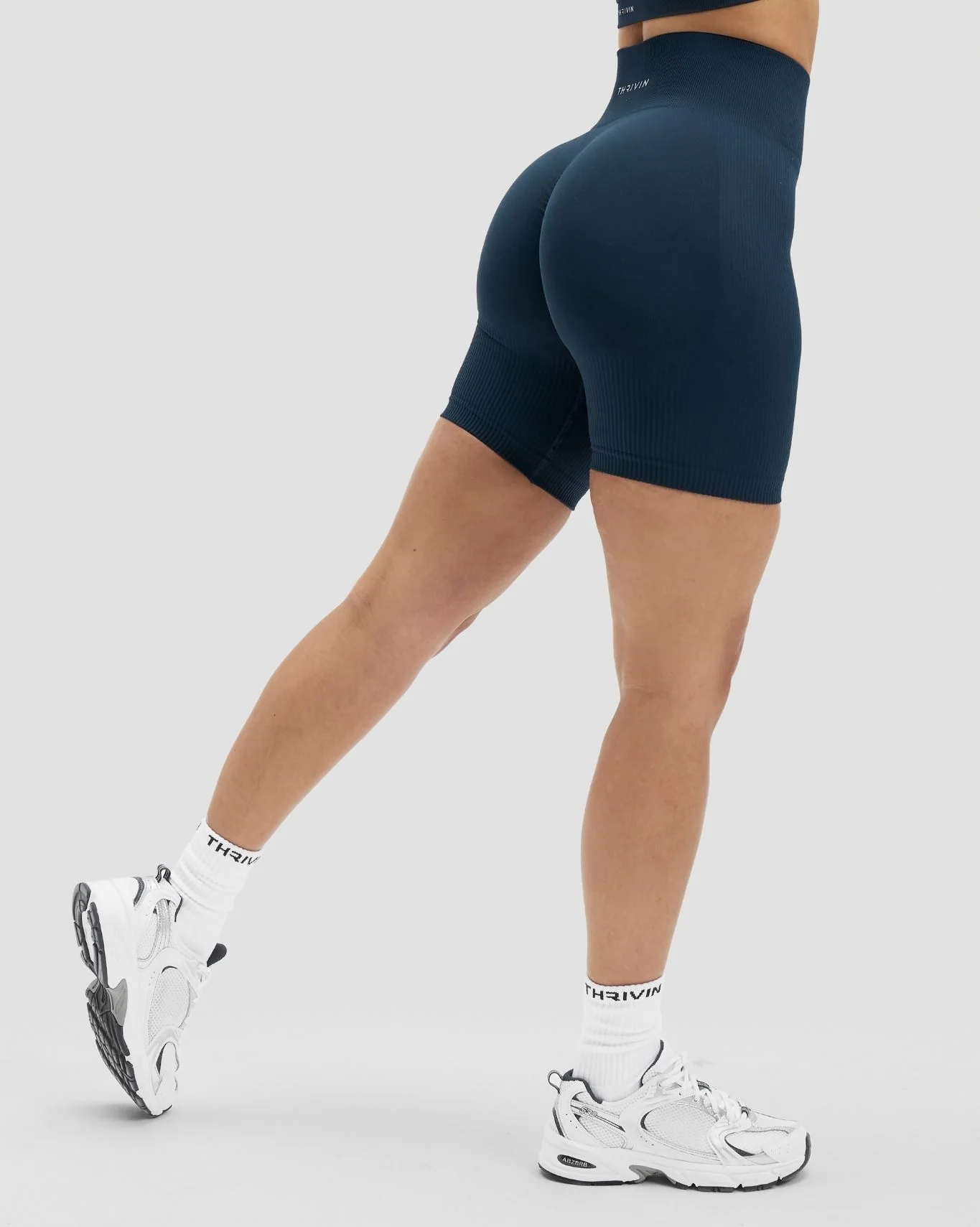 Elevate™ Sculpting High Waist Scrunch Shorts | Midnight Navy - Image 2