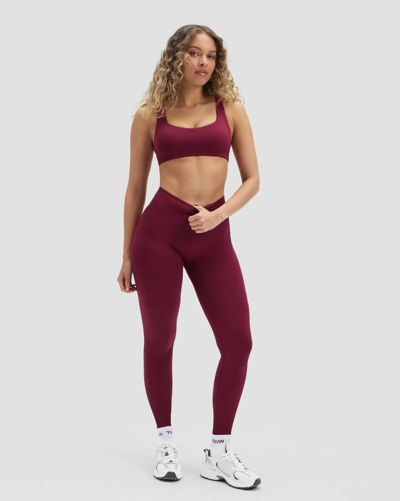 Elevate™ Sculpting Medium Impact Multiway Bra | Cherry Berry - Image 6