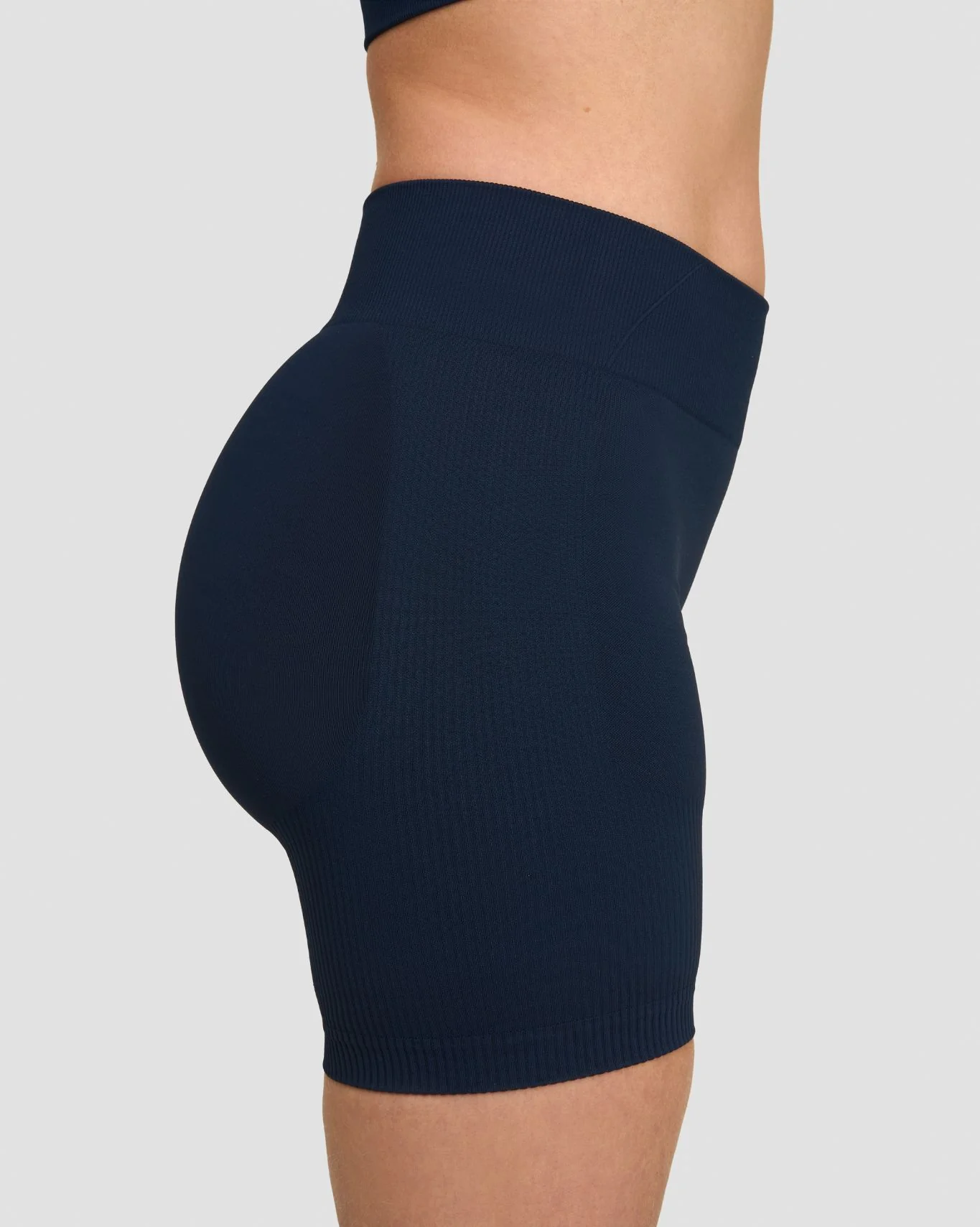 Elevate™ Sculpting Mid Waist Scrunch Shorts | Midnight Navy - Image 6