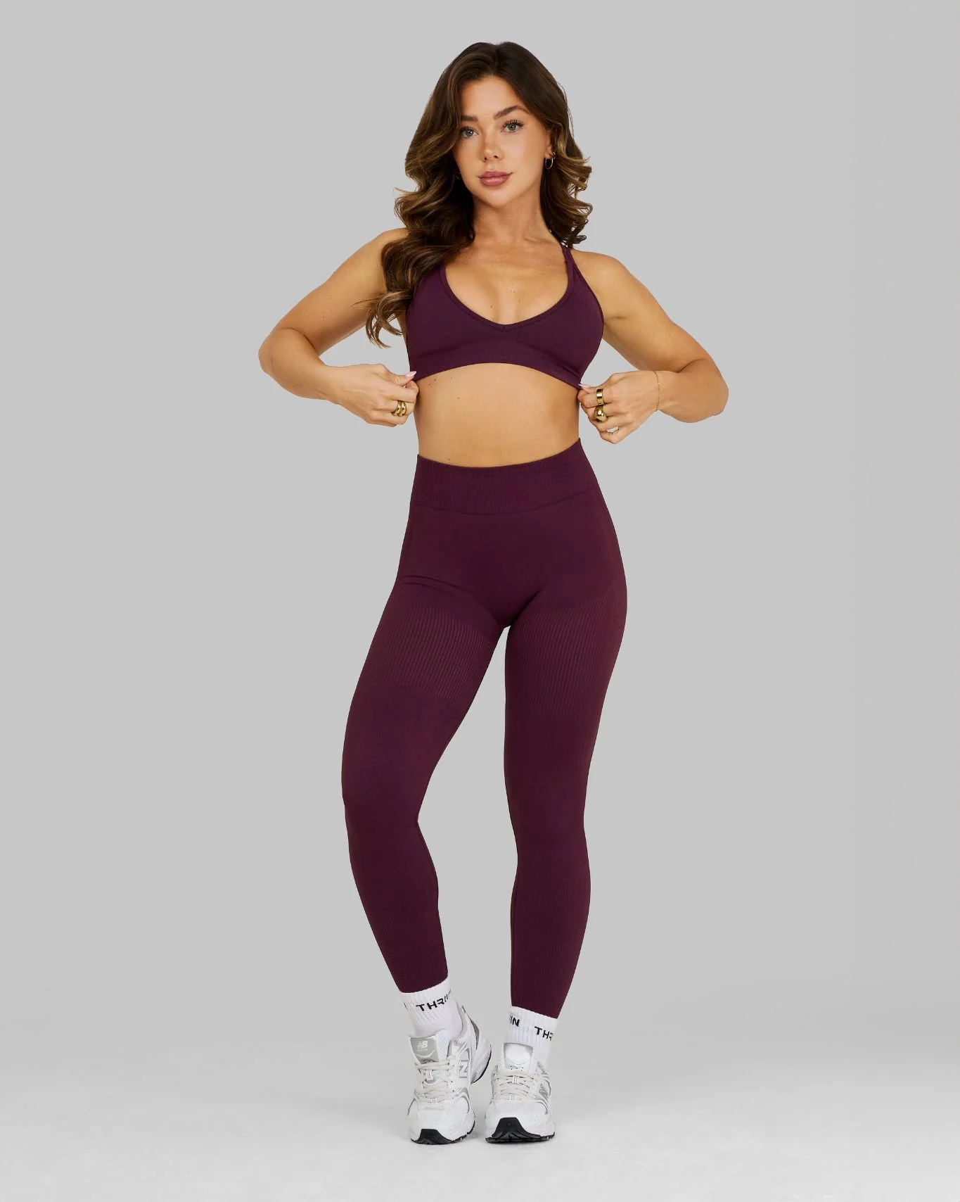 Elevate™ Sculpting Seamless High Apex Bra | Winter Plum - Image 4