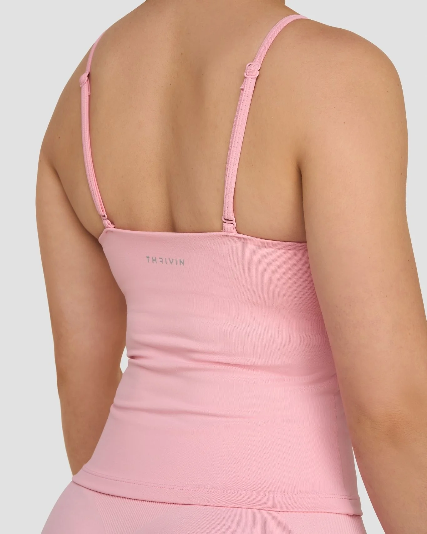 Elevate™ Sculpting Seamless Scoop Neck Cami | Cotton Pink - Image 3