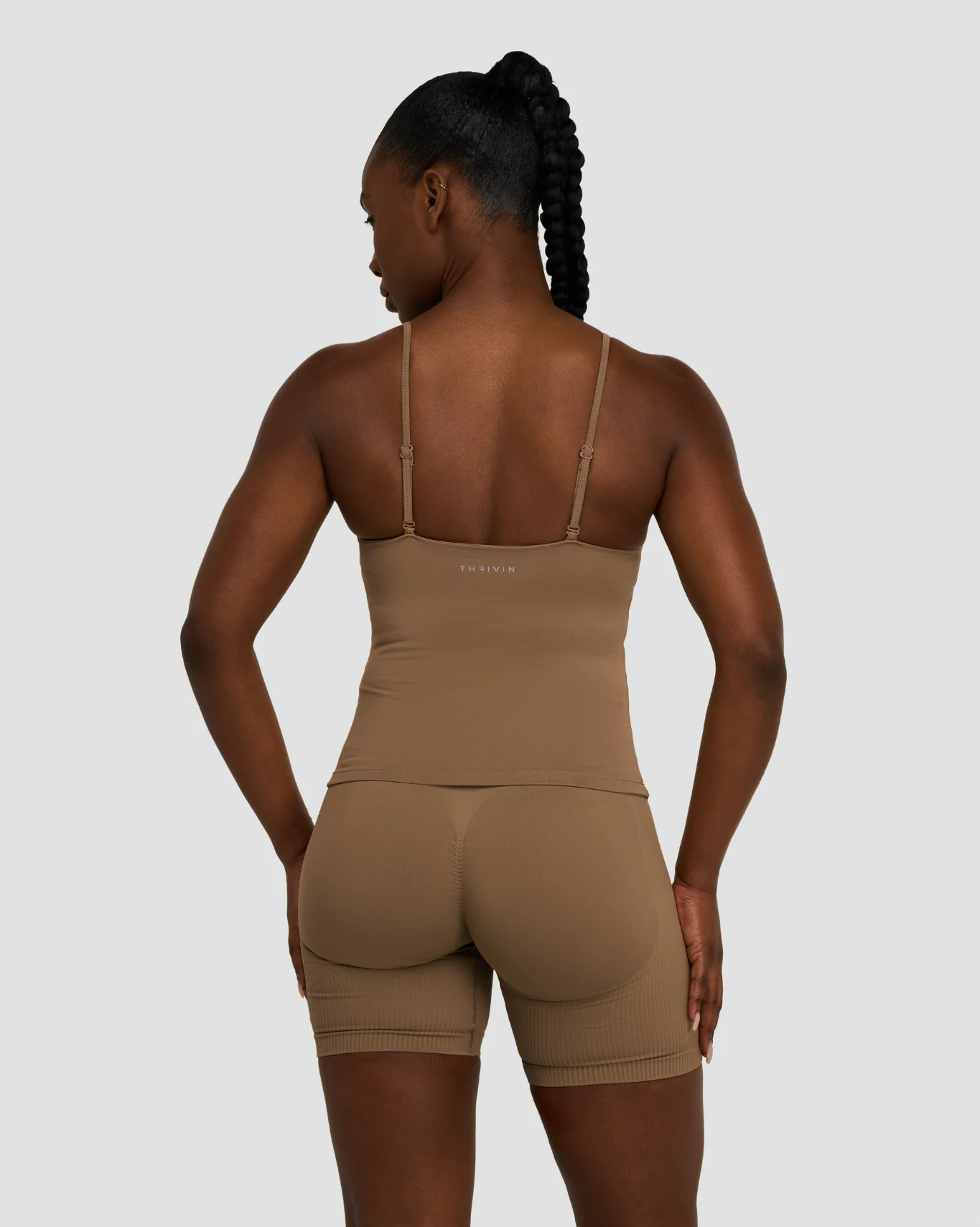 Elevate™ Sculpting Seamless Scoop Neck Cami | Toffee - Image 2