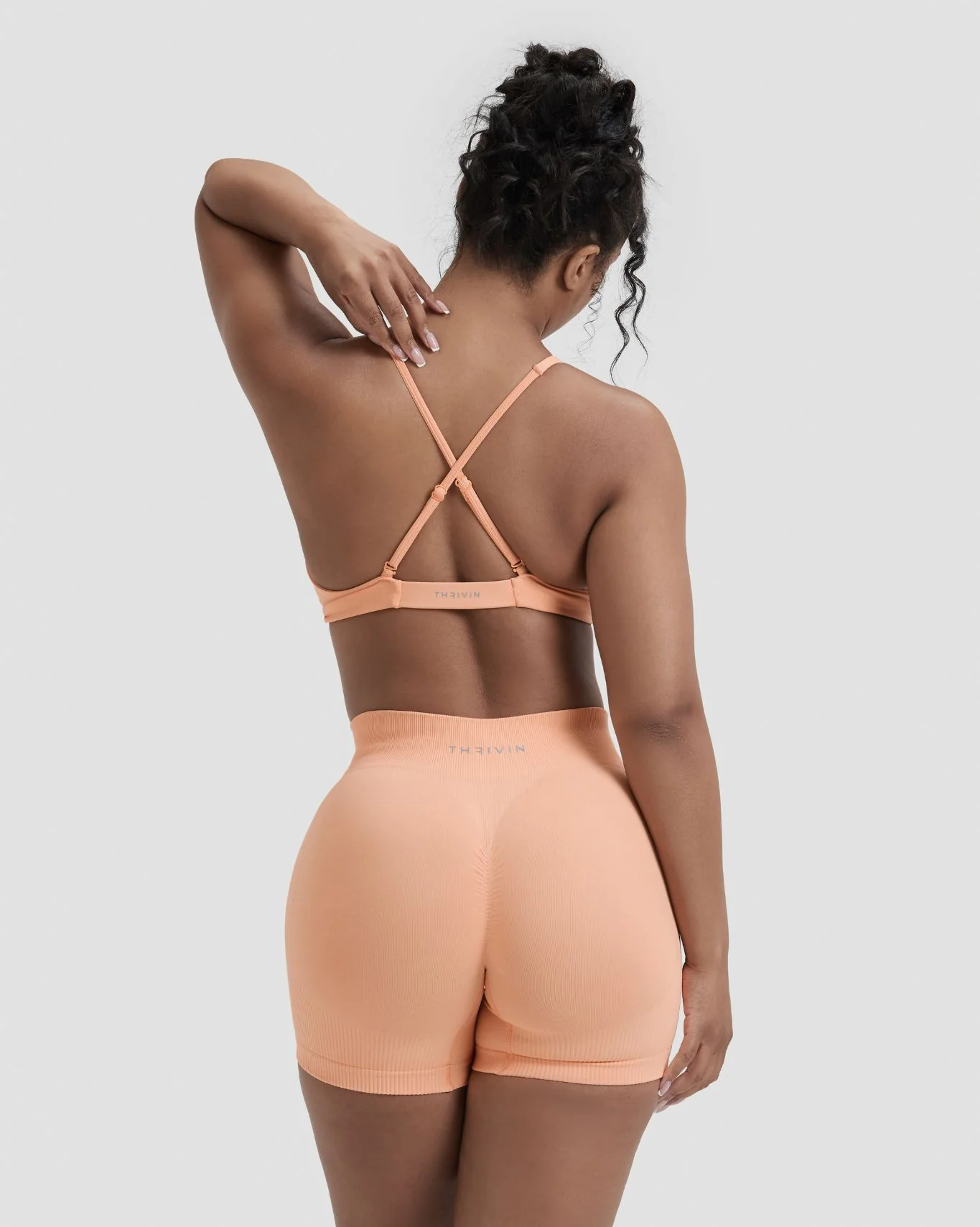 Elevate™ Sculpting Seamless Twisted Bra | Melon Ice - Image 6